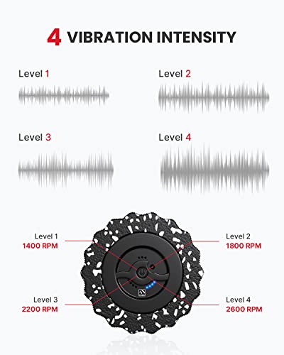 FITINDEX Vibrating Foam Roller for Back Pain