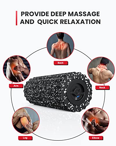 FITINDEX Vibrating Foam Roller for Back Pain