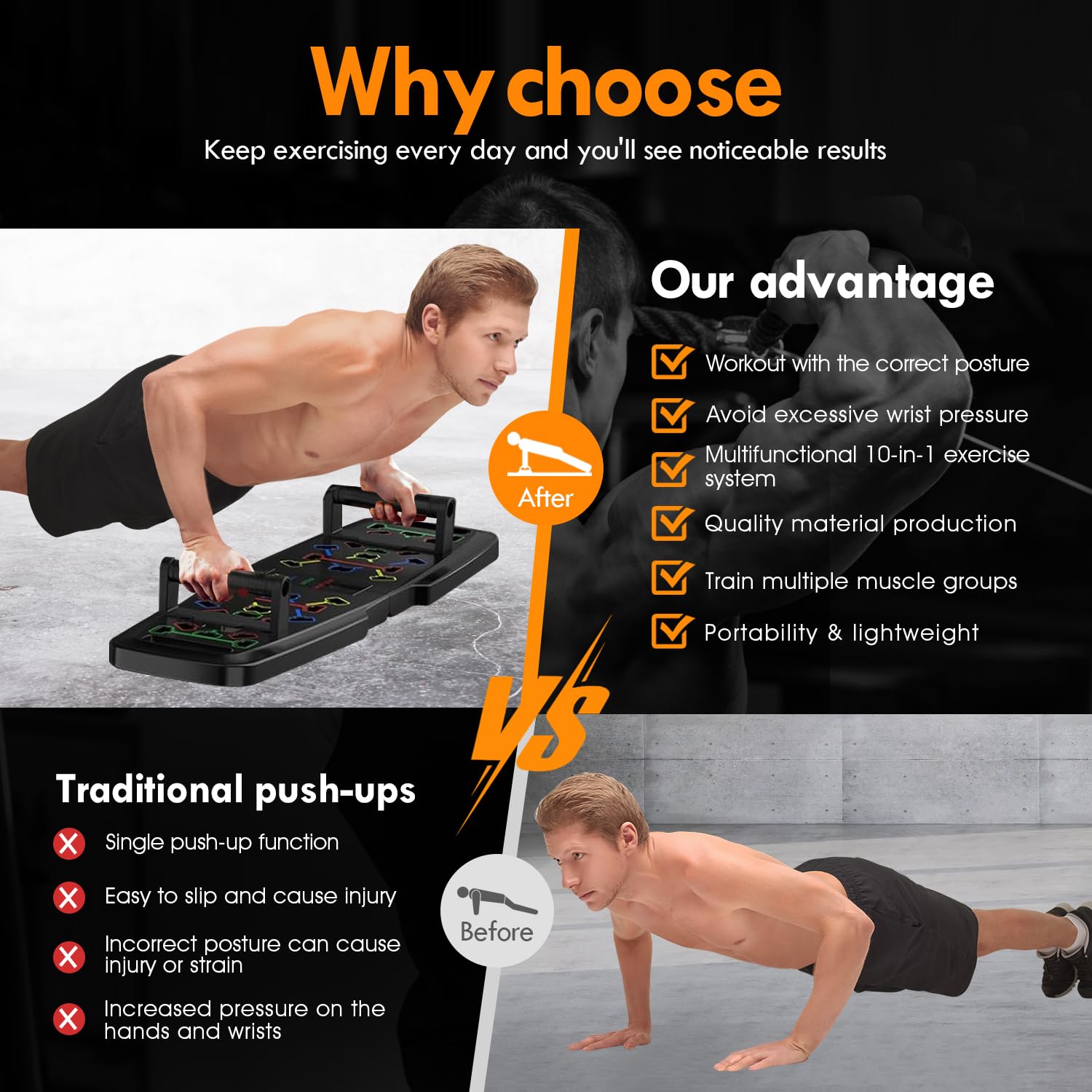 Push Up Board Set