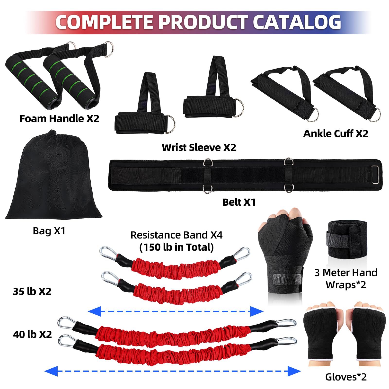 Boxing Resistance Band Set
