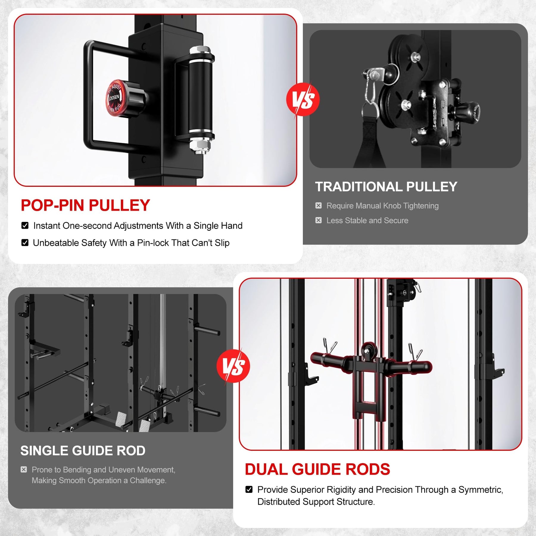 Power Rack with Cable System