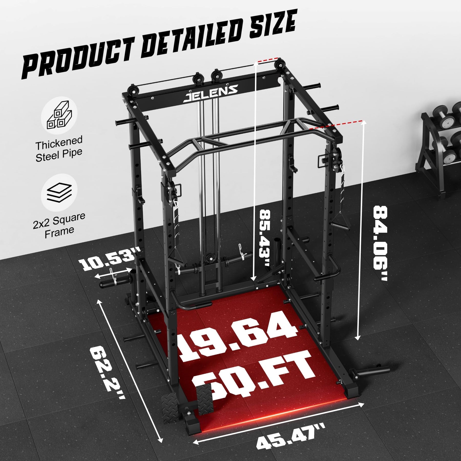 Power Rack with Cable System