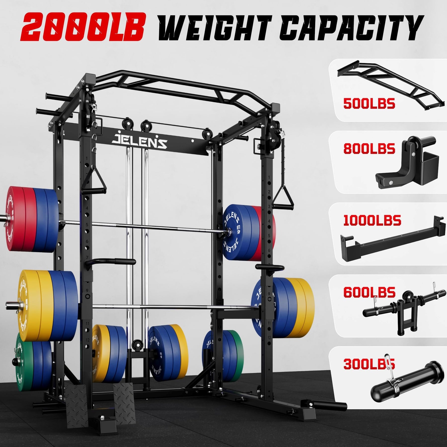 Power Rack with Cable System
